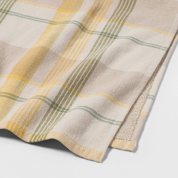Threshold Terry Plaid Hand Towel Set of 2 - Picture 4 of 11